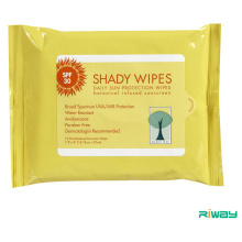 Shady Wipes Toallitas de protección solar diarias